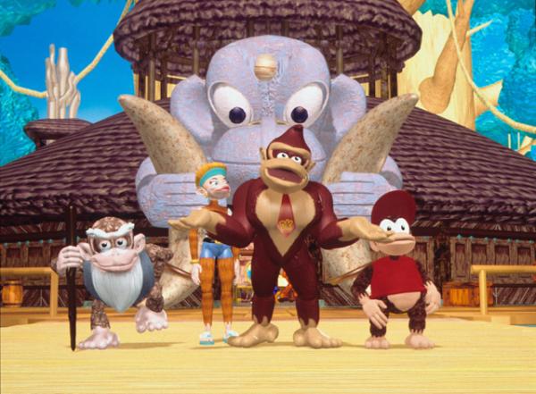 Bild 1 von 5: Donkey Kong ist ein herzensguter Affe, der keiner Fliege etwas zu Leide tut. Es sei denn, jemand bedroht seine Freunde. Dann wird der sonst gutmütige Donkey zu einem äußerst ungemütlichen Zeitgenossen.