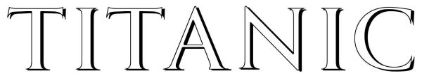 Bild 1 von 17: Titanic - Logo