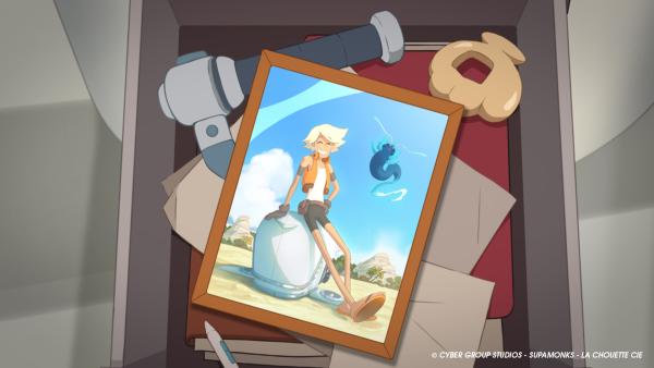 Bild 1 von 3: Corto findet das Bild eines jungen Droners: Wyatt Whale, als er jung war.