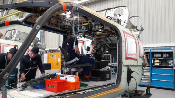 Bild 1 von 1: Im Werk in Donauwörth entstehen die Airbus-Hubschraubermodelle H135, H145, Tiger und NH90.