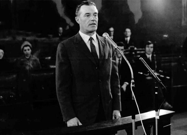 Bild 1 von 8: Im Bild: Prozess gegen den SS-Verbrecher Franz Novak 1969.