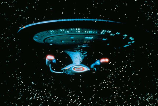 Bild 1 von 16: Star Trek The Next Generation Gallery, Raumschiff Enterprise Das n?chste Jahrhundert  The USS Enterprise-D in space