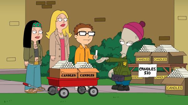 Bild 1 von 8: (v.l.n.r.) Hayley; Francine; Steve; Roger