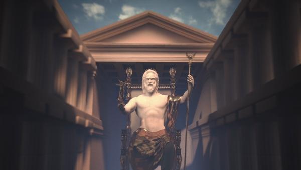 Bild 1 von 5: Die Statue des Zeus thronte einst in Olympia.