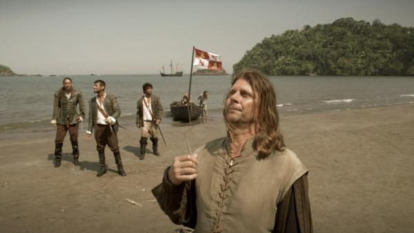 Bild 1 von 10: Kolumbus am Strand der neuen Welt.