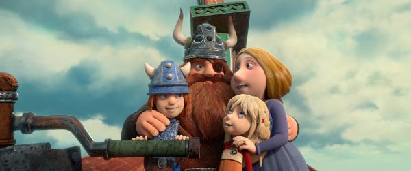 Bild 1 von 13: Wickie (l.) im Kreise seiner Liebsten.