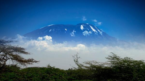 Bild 1 von 3: Der Kilimandscharo. Der höchste Berg Afrikas.