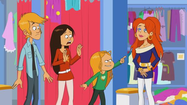 Bild 1 von 3: Marine erklärt Rachel, dass ihre Schwester die Beste von allen ist!