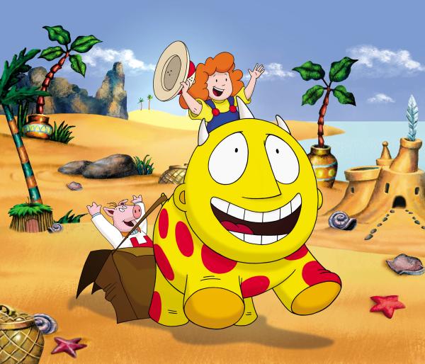 Bild 1 von 5: Fantasie muss man haben! Maggie hat reichlich davon. Das kleine Mädchen erschafft mit ihren Zeichnungen eine bunte und lustige Welt. Immer mit dabei: das lustige, gefleckte Biest und das Schweinchen Hamilton...