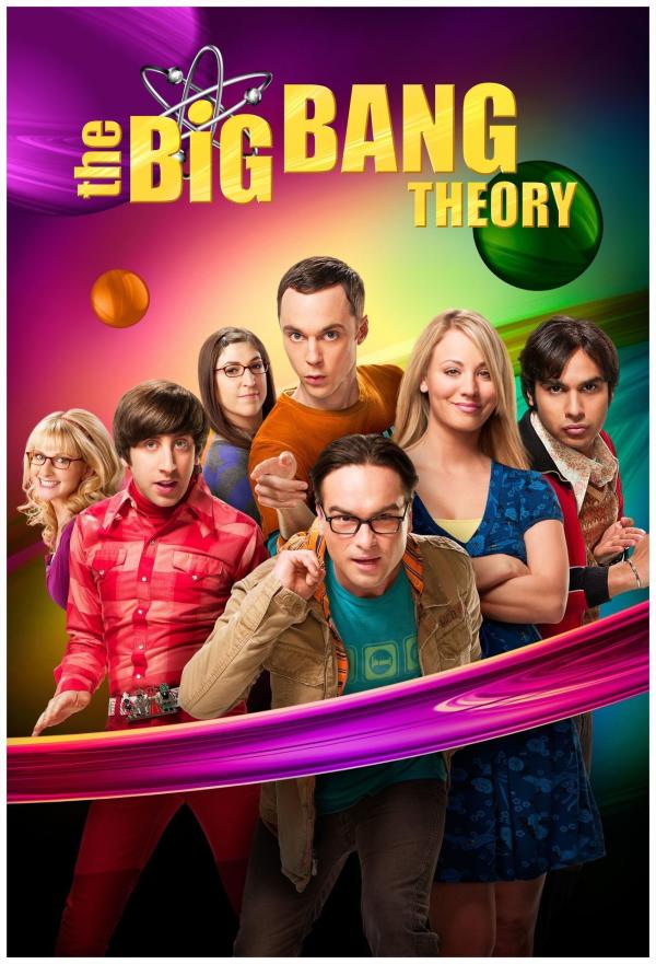 Bild 1 von 30: (8. Staffel) - The Big Bang Theory: Bernadette (Melissa Rauch, l.), Howard (Simon Helberg, 2.v.l.), Amy (Mayim Bialik, 3.v.l.), Sheldon (Jim Parsons, M.), Leonard (Johnny Galecki, 3.v.r.), Penny (Kaley Cuoco, 2.v.r.) und Raj (Kunal Nayyar, r.) ...
