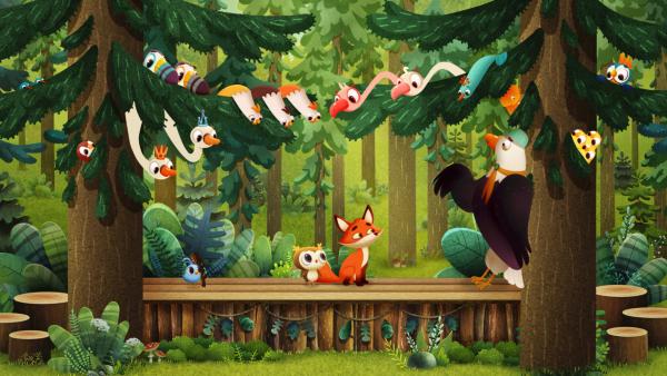 Bild 1 von 1: Odo bringt einen Fuchs namens Reggie mit zum \