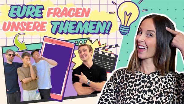 Bild 1 von 1: Soraya erklärt euch, woher die Ideen für Team Timster Sendungen kommen!