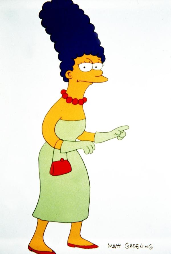 Bild 1 von 7: (4. Staffel) - Immer um Anstand und Sitte in der chaotischen Simpson-Familie bemüht: Mutter Marge.