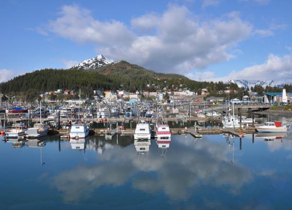 Bild 1 von 4: Das Fischerdorf Cordova in Alaska.