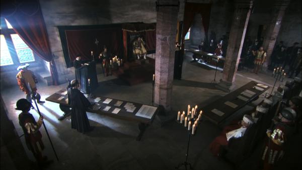 Bild 1 von 9: Beim Reichstag zu Worms bekam Martin Luther die Gelegenheit seine 95 Thesen zu widerrufen, aber er dachte gar nicht daran und spaltete so letztlich die christliche Kirche.