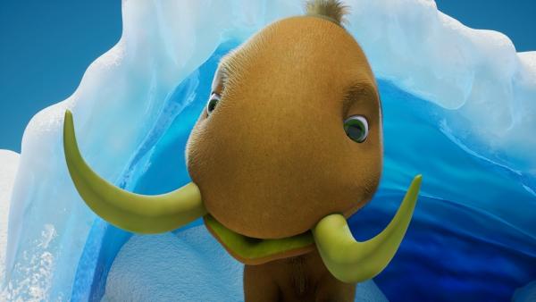 Bild 1 von 3: Das Kiwi-Mammut ist zu früh aus dem Winterschlaf aufgewacht.© ZDF/Cheeky Little Media - Honorarfreie Verwendung gemäß AGB im redaktionellen Zusammenhang mit genannter Sendung bei Nennung \