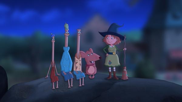 Bild 1 von 6: Petronella und ihre Freunde haben viel zu tun, um Malinas abenteuerliche Nacht zu überleben.
© ZDF/Akkord Film/Bastei Lübbe AG - Honorarfreie Verwendung gemäß AGB im redaktionellen Zusammenhang mit genannter Sendung bei Nennung \