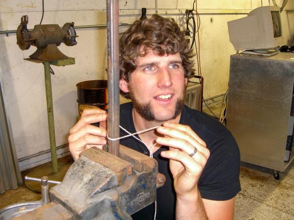 Bild 1 von 9: Im Bild: Metallurge Kevin Moore.