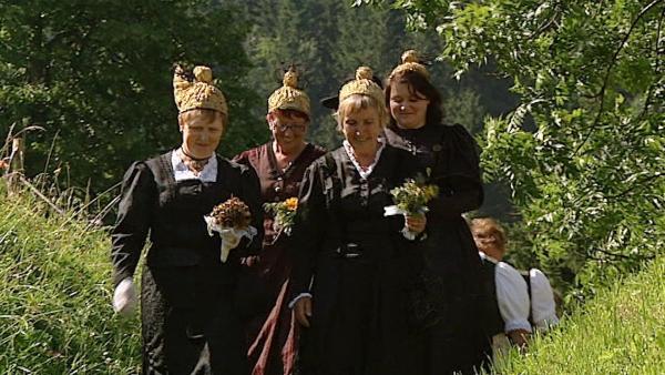 Bild 1 von 10: Im Bild: Goldhauben und Trachtengruppe Lackenhof.