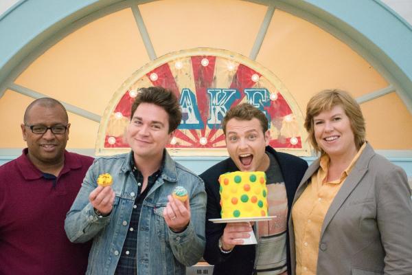 Bild 1 von 1: Im Bild (v.li.): Graham Hornigold, Sam Nixon, Mark Rhodes, Allegra McEvedy.