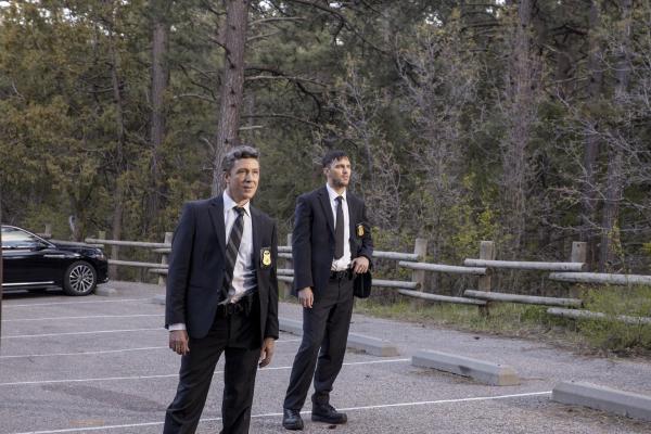 Bild 1 von 17: Im Bild: Aidan Gillen (Jack), Nicholas Hoult (Patrick).