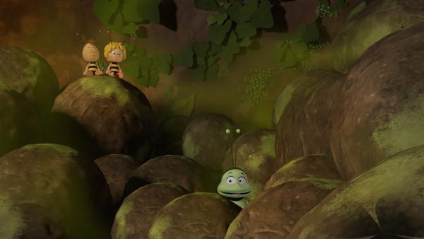 Bild 1 von 4: Maja und Willi in Bens Geheimversteck.