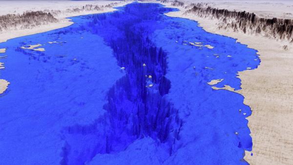 Bild 1 von 11: Der zentrale Graben des Roten Meeres ist zwischen 1000 und 2900 Meter tief.