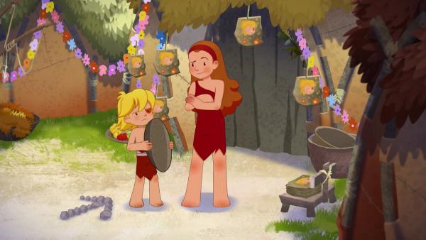 Bild 1 von 4: Tib ist wütend, weil seine Mutter Kwini ihm nicht erlaubt, Tumtum zu seiner Geburtstagsparty einzuladen.