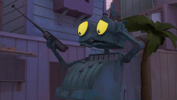 Bild 1 von 7: Ritter Rost versucht, den Drachen Koks per Funkgerät zu erreichen.