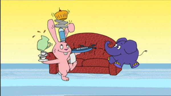 Bild 1 von 1: Hase und Elefant