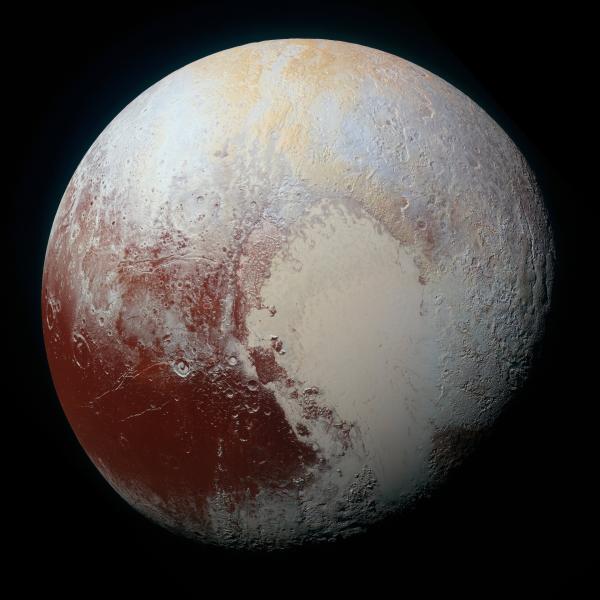 Bild 1 von 4: Pluto wurde 1930 als neunter Planet unseres Sonnensystems entdeckt.