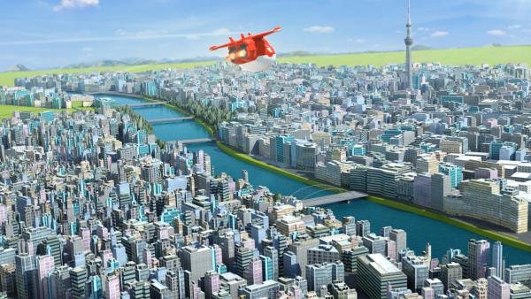 Bild 1 von 5: Jett im Anflug auf Tokio