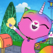 Regenbogen Schmetterling Einhorn Kitty