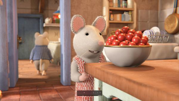 Bild 1 von 2: Julia (vorne rechts) schaut begehrlich auf die roten Beeren. Sams (hinten links) Mutter will damit einen Kuchen backen.
© ZDF/Cielo Films/Caribara Production/SuperswissRed/M.A.R.K.13/ZDF Studios GmbH - Honorarfreie Verwendung gemäß AGB im redaktionellen Zusammenhang mit genannter Sendung bei Nennung \