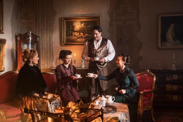 Bild 1 von 6: Eine nachgestellte Szene aus dem 19. Jahrhundert. Solch ein \