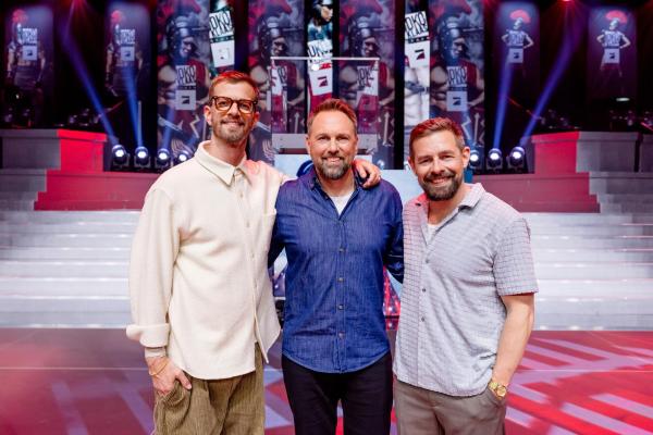 Bild 1 von 9: (v.l.n.r.) Joko Winterscheidt; Steven Gätjen; Klaas Heufer-Umlauf