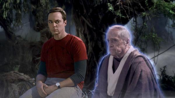 Bild 1 von 21: Sheldon (Jim Parsons, l.) hofft auf den Ratschlag von dem alten \