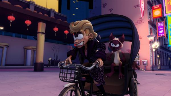 Bild 1 von 2: Nermal, Odie und Garfield kommen einer Kunsträuberin auf die Spur. Ihr Schatz soll ein Teil des Schlüssels zu einem riesigen Schatz sein.