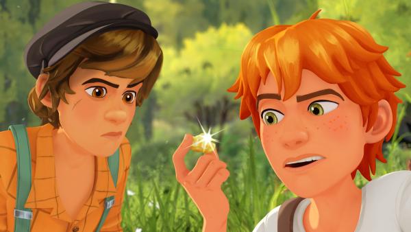 Bild 1 von 1: Tom und Harper haben Gold gefunden!