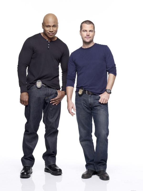 Bild 1 von 2: (v.li.): LL Cool J (Special Agent Sam Hanna), Chris O'Donnell (Special Agent G. Callen)