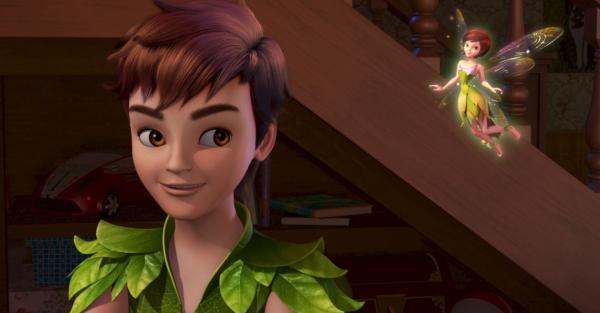 Bild 1 von 10: Peter Pan und die Fee Tinker Bell wollen die drei Darling-Kinder abholen, um mit ihnen nach NImmerland zu fliegen.