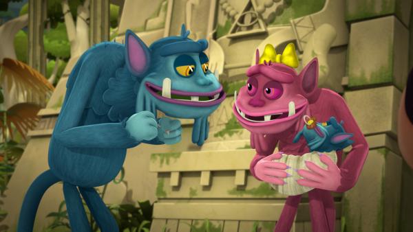 Bild 1 von 7: Cousinchens Schnuller bringt das Dämonen-Baby endlich zur Ruhe.