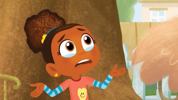 Bild 1 von 8: Esme hat einen Monstersitter-Zusammenbruch.