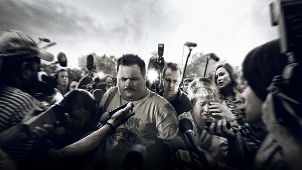 Bild 1 von 28: Im Bild: Paul Walter Hauser (Richard Jewell), Sam Rockwell (Watson Bryant), Kathy Bates (Bobi Jewell).