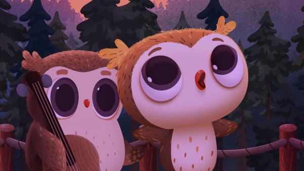 Bild 1 von 1: Nach einem gelungenen Paps-Tag schauen sich Odo und sein Vater den Sonnenuntergang an.