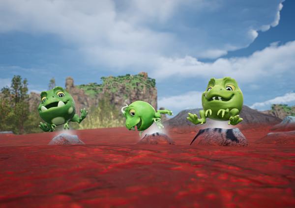 Bild 1 von 3: Die Erbs-Rexe genießen es, auf der heißen Luft aus den Dampflöchern zu schweben.