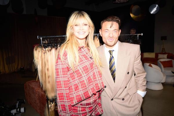 Bild 1 von 1: Heidi Klum (l.); Dimitris Giannetos (r.)