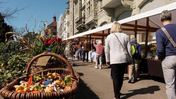 Bild 1 von 21: Im Bild: Der Ostermarkt in Arbon (CH).