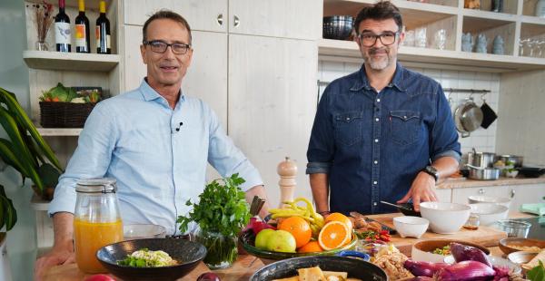 Bild 1 von 1: Dr. Matthias Riedl und Tarik Rose.