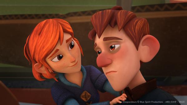 Bild 1 von 3: Milly sorgt sich um den erkälteten Paul.